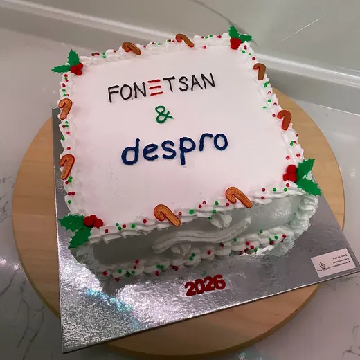 için yılbaşı temalı 15 kişilik pastamız – Fotoğraflı Pasta, Umay Patisserie İzmir