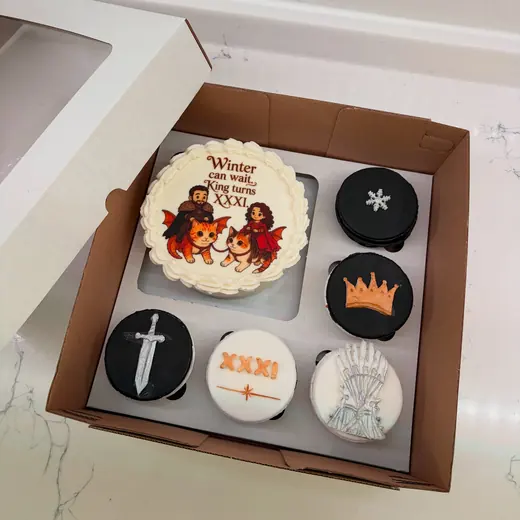 Game of Thrones severler, bu kutu sizin için – Tasarım Cupcake Kutusu, Umay Patisserie İzmir
